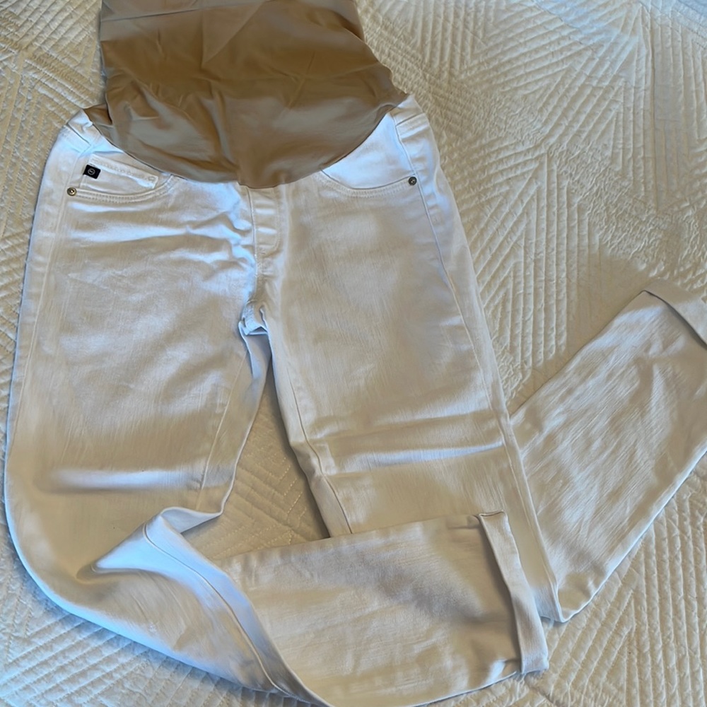 AG White Maternity Jeans